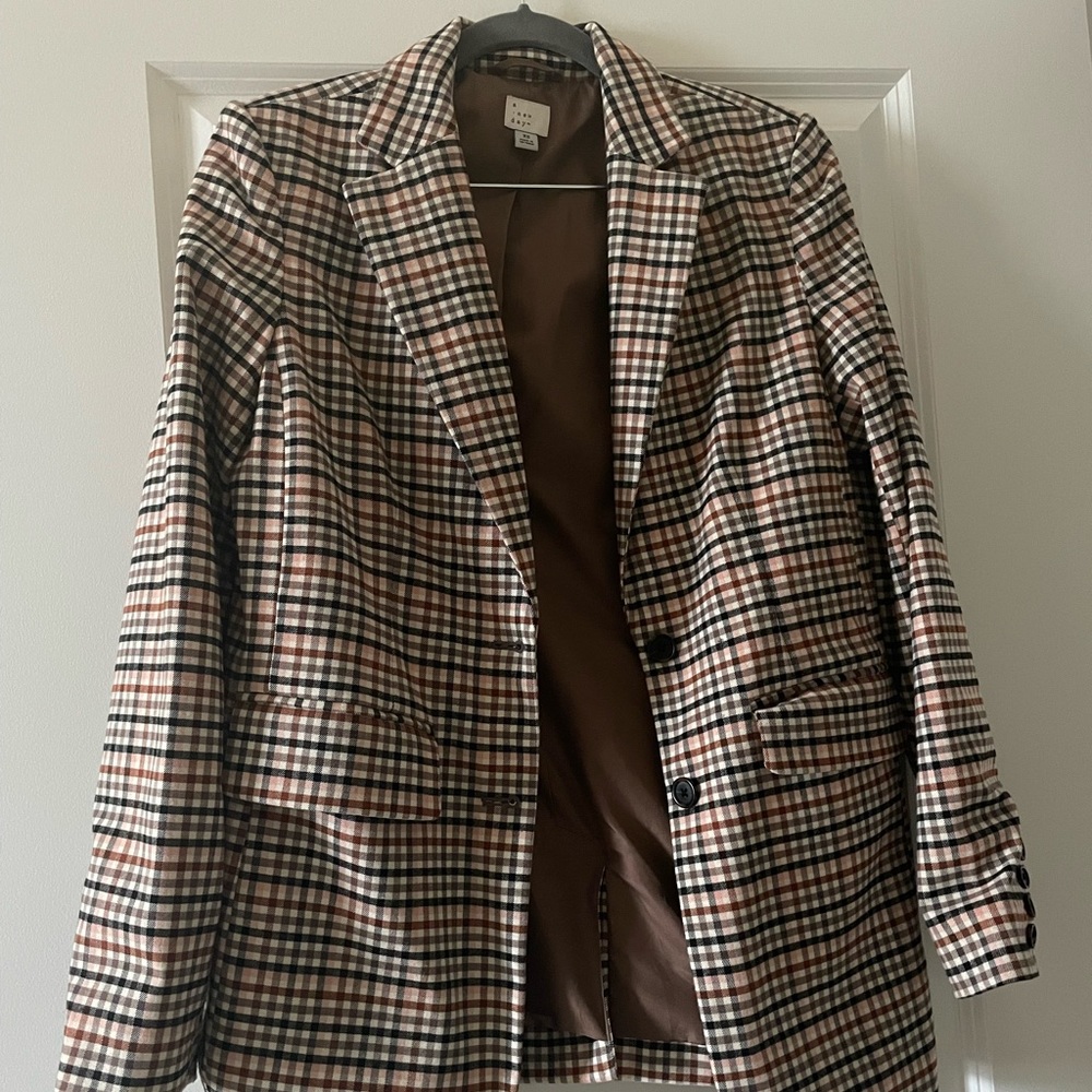 Target plaid blazer